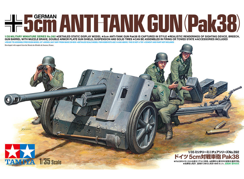 1/35 Tamiya - German 5 cm Anti-Tank Gun (PaK 38)