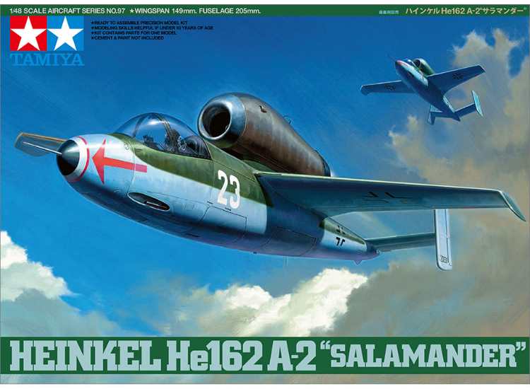 1/48 Tamiya - Heinkel He 162 A-2 Salamander