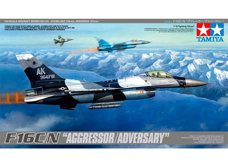 1/48 Tamiya - F-16 16C/N Aggressor/Adversary