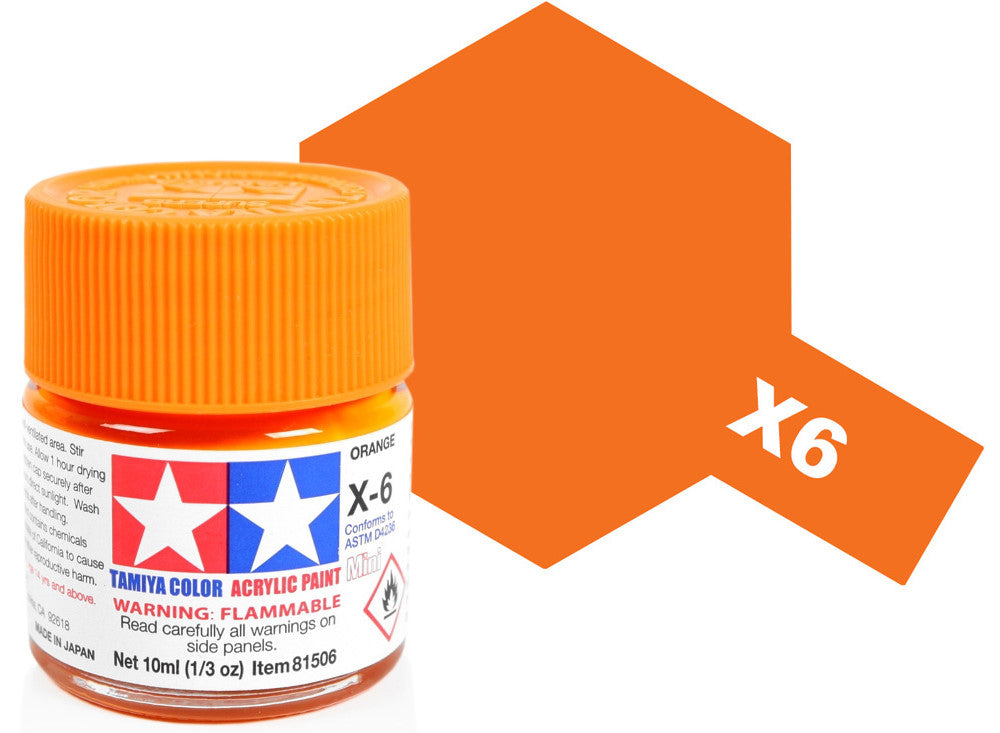 10ml Tamiya - Acrylic Mini X6 Orange