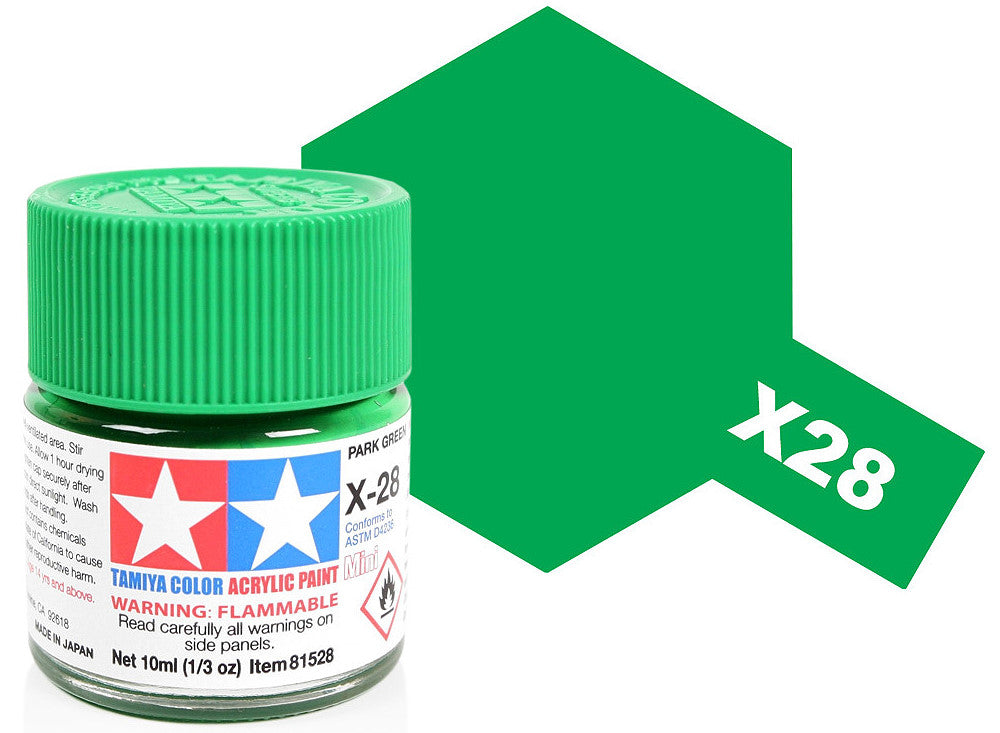 10ml Tamiya - Acrylic Mini X28 Park Green