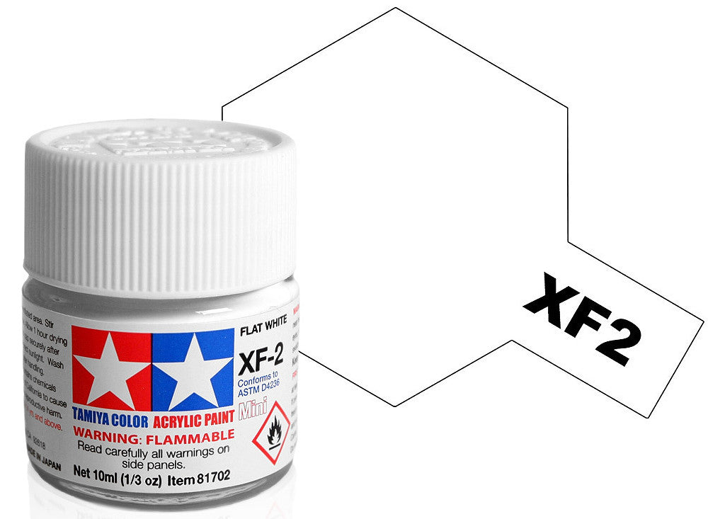 10ml Tamiya - Acrylic Mini XF2 Flat White
