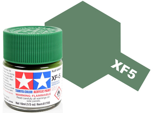 10ml Tamiya - Acrylic Mini XF5 Flat Green