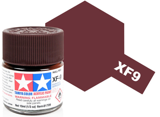10ml Tamiya - Acrylic Mini XF9 Hull Red