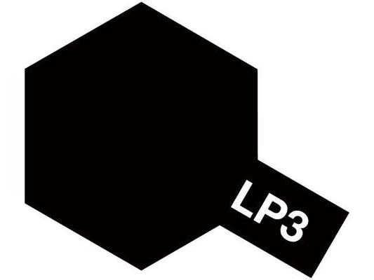 10ml Tamiya - Lacquer Paint LP03 Matt Black