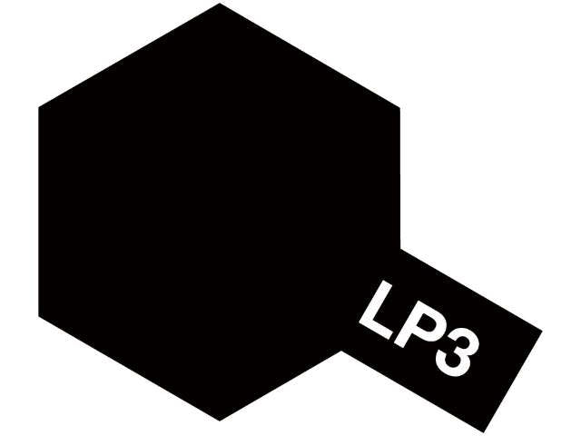 10ml Tamiya - Lacquer Paint LP03 Matt Black