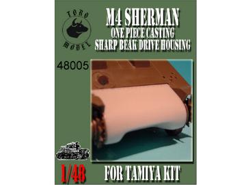 1/48 Toro - M4 Sherman - One piece casting sharp beak drive housing - for Tamiya