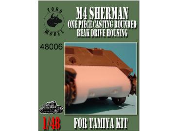 1/48 Toro - M4 Sherman - One piece casting rounded beak drive housing  - for Tamiya