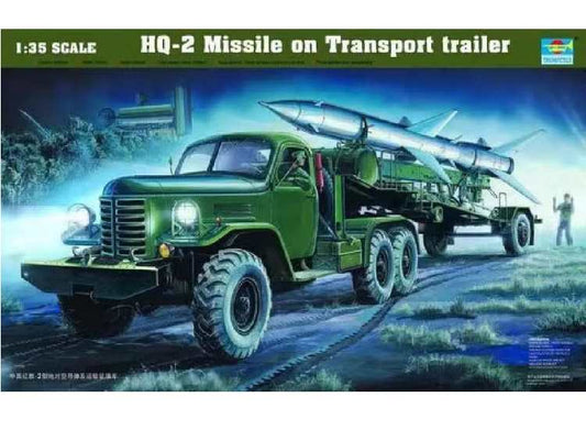 1/35 Trumpeter - HQ-2 missile on transport trailer