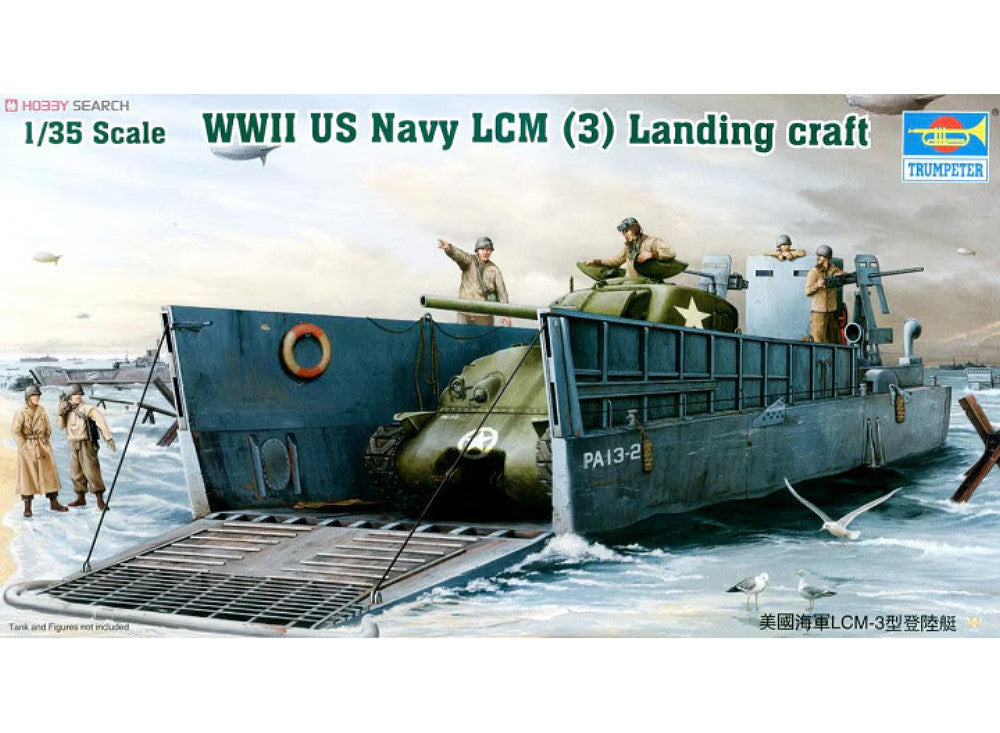 1/35 Trumpeter - WWII US Navy LCM-3 Landing craft