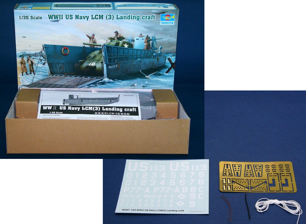 1/35 Trumpeter - WWII US Navy LCM-3 Landing craft