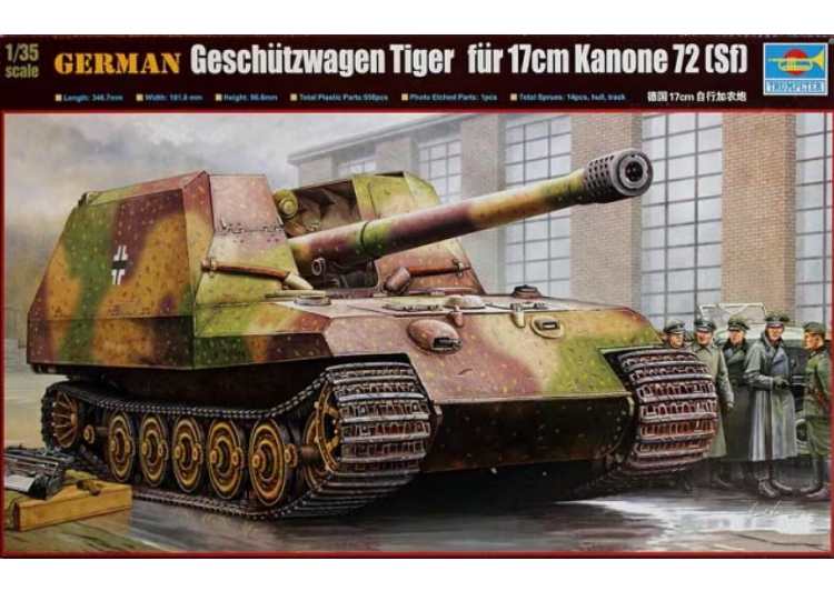1/35 Trumpeter - German GW Grille II 17cm Cannon