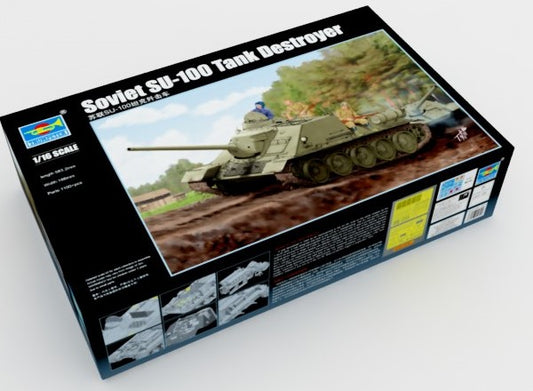 1/16 Trumpeter - Soviet SU-100 Tank Destroyer