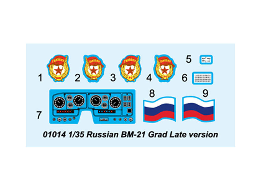 1/35 Trumpeter - Russian BM 21 GRAD Late Version