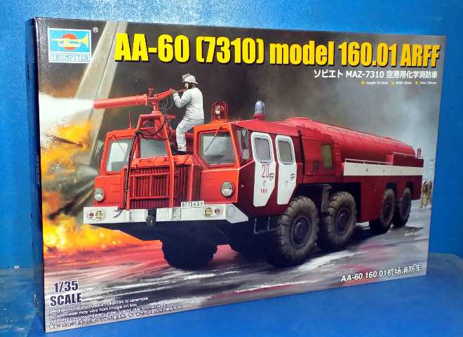 Trumpeter 01074 1/35 - AA-60 Airport Fire Fighting Vehicle ARFF ...
