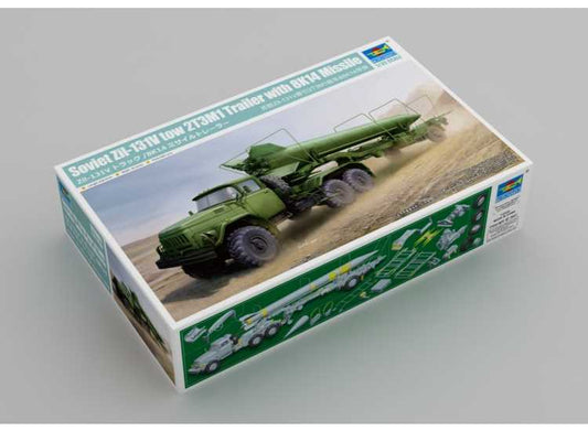 1/35 Trumpeter - Soviet ZiL-131V tow 2T3M1 trailer with 8K14 missile