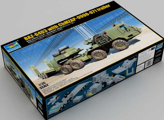 1/35 Trumpeter - BAZ-6403 with ChMZAP-9990-071 trailer