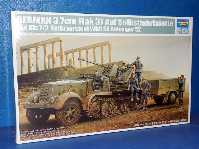 1/35 Trumpeter - SdKfz 7/2 (Early) 3.7cm FlaK37 auf Selbstfahrlafette