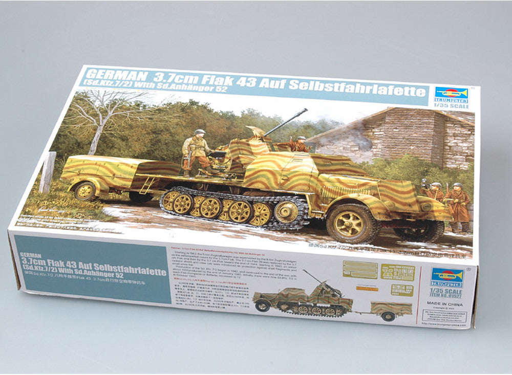 1/35 Trumpeter - 3.7cm Flak 43 Auf Selbstfahrlafette