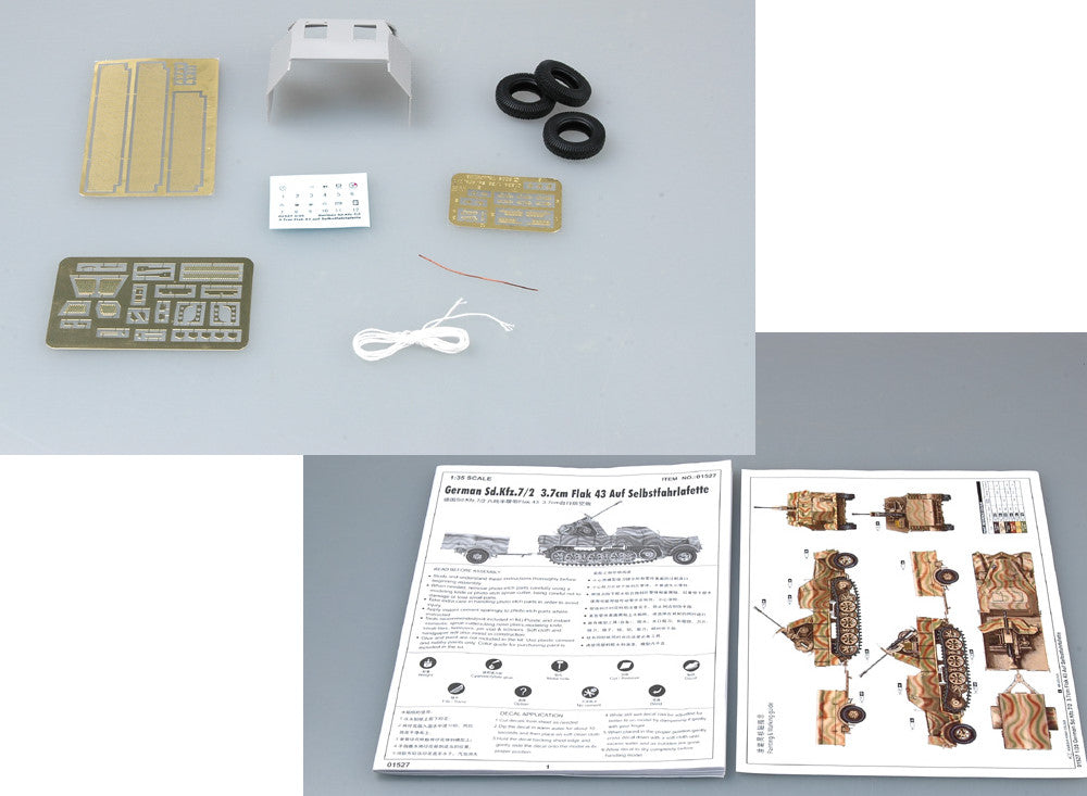 1/35 Trumpeter - 3.7cm Flak 43 Auf Selbstfahrlafette