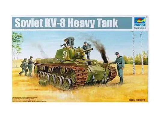 1/35 Trumpeter - Soviet KV-8 Heavy Tank
