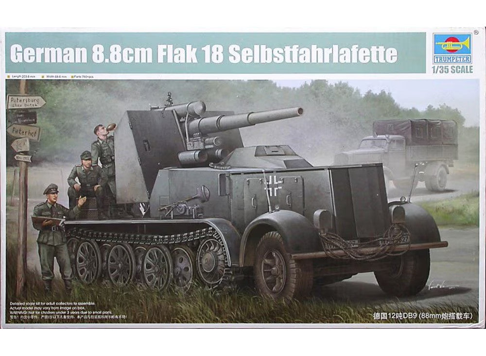 1/35 Trumpeter - Flak 18 88mm Selbstfahrlafette