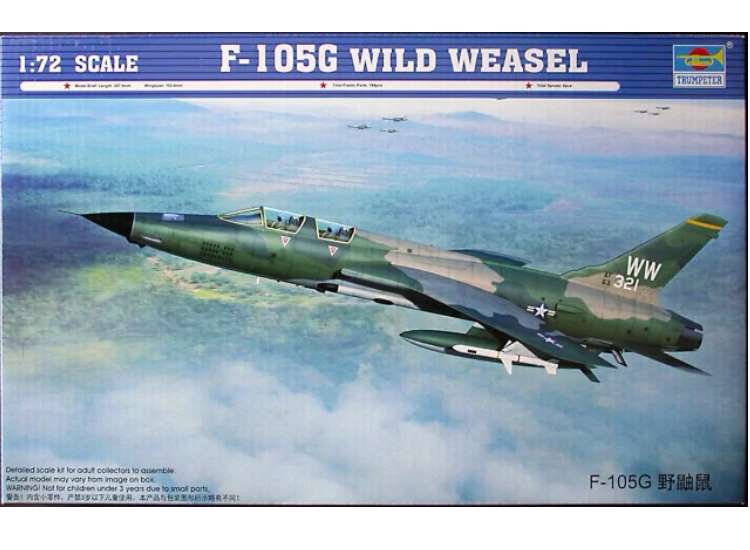 1/72 Trumpeter - F105G Wild Weasel