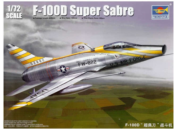1/72 Trumpeter - F-100D Super Sabre