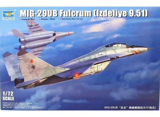 1/72 Trumpeter - MiG-29UB Fulcrum - Izdeliye 9.51