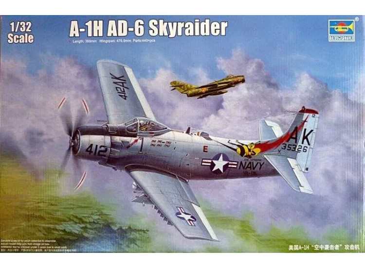 1/32 Trumpeter - Douglas A-1H AD-6 Skyraider