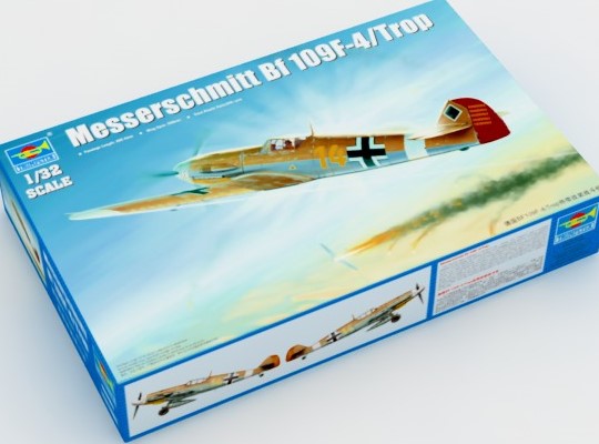 1/32 Trumpeter - Messerschmitt Bf 109F-4/Trop
