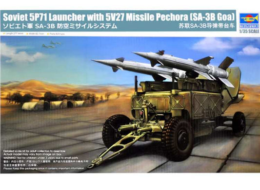 1/35 Trumpeter - Soviet 5P71 Launcher with 5V27 Missile Pechora (SA3B Goa)