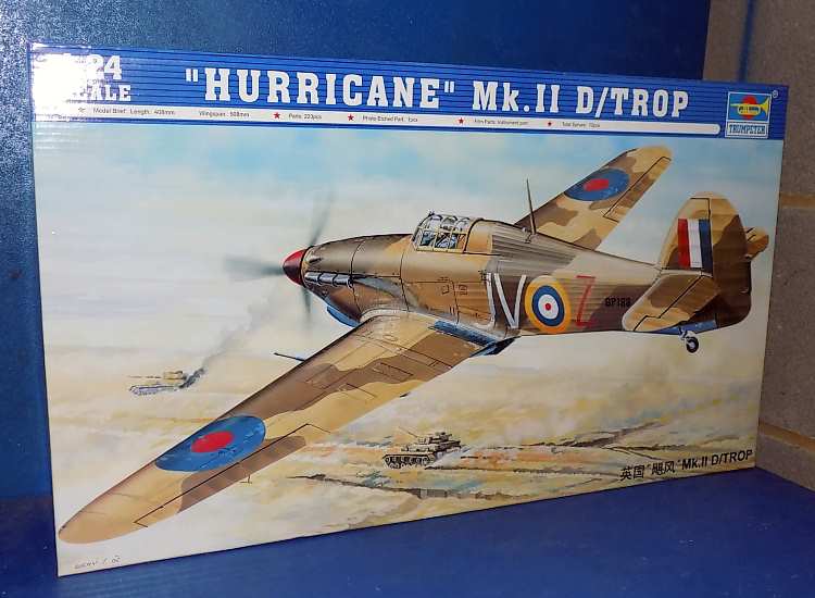 Trumpeter 02417 1/24 Hawker Hurricane Mk.IID / Trop – Models For Sale Ltd