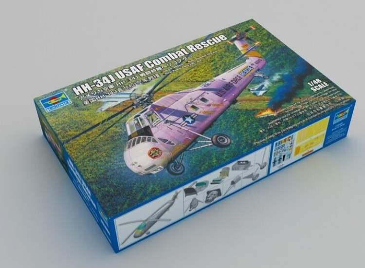 1/48 Trumpeter - H-34 Helicopter - Navy Rescue
