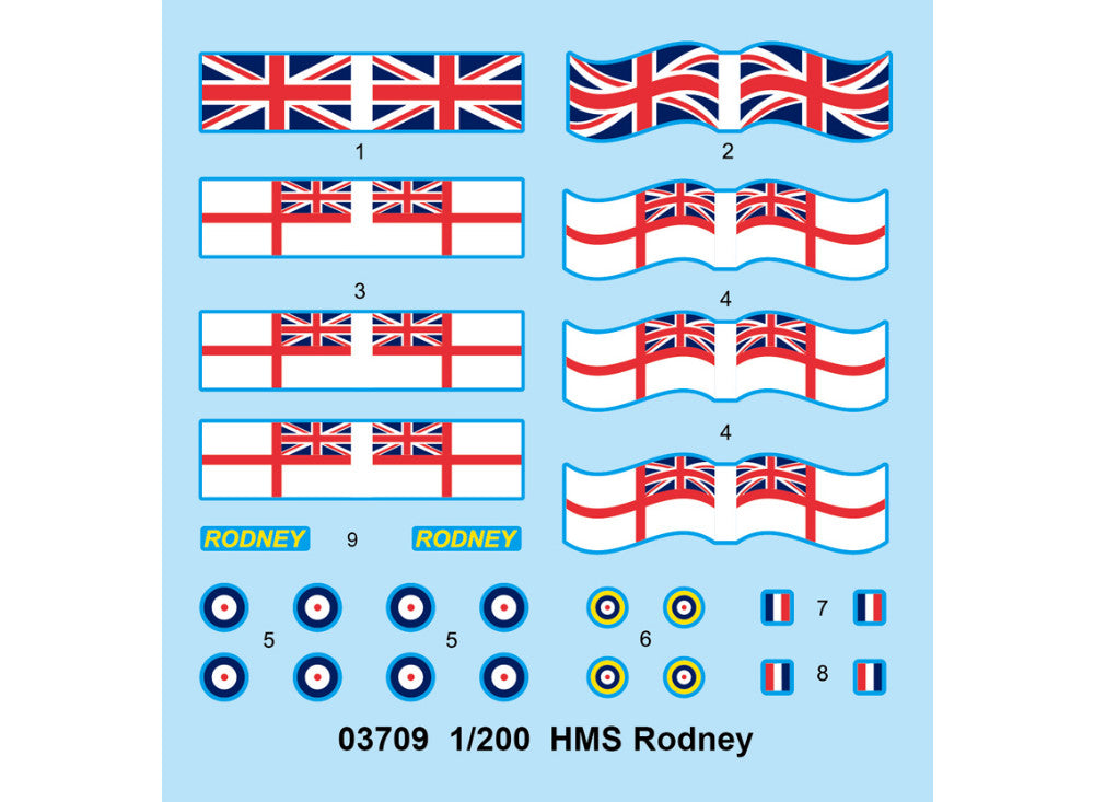 1/200 Trumpeter - HMS Rodney