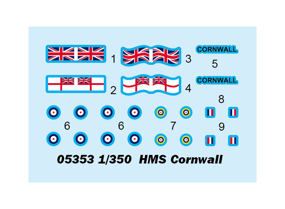1/350 Trumpeter - HMS Cornwall