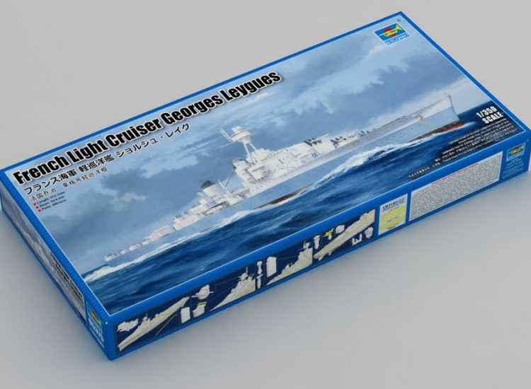 1/350 Trumpeter - French Light Cruiser Georges Leygues - DAMAGED BOX