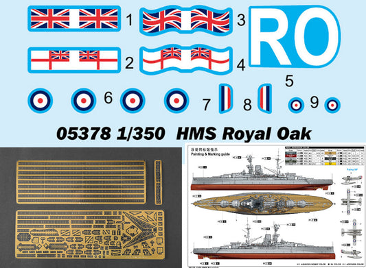 1/350 Trumpeter - HMS Royal Oak Battleship