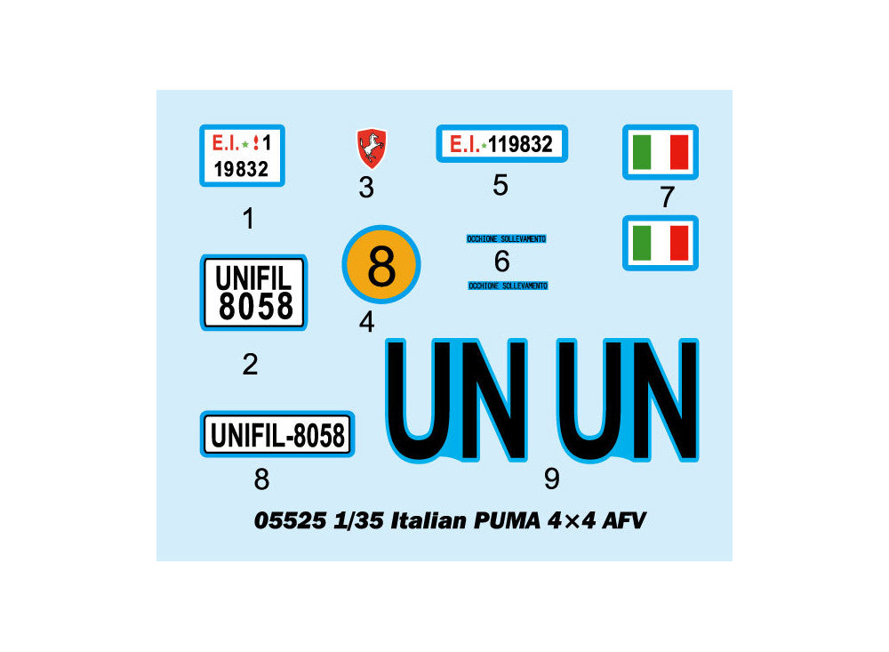 1/35 Trumpeter - Italian PUMA 4+ù4 AFV