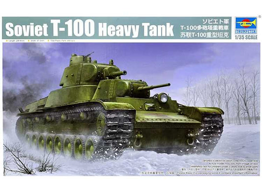 1/35 Trumpeter - Soviet T-100 Heavy Tank