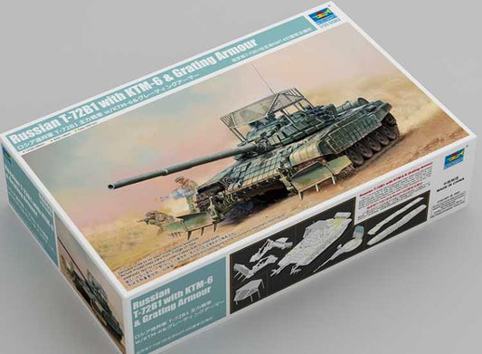 1/35 Trumpeter - Russian T-72B1 with KTM-6 & Grating Armour