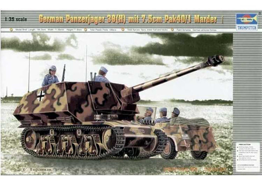1/35 Trumpeter - Panzerjager 39H mit PaK40/1 75mm Marder 1