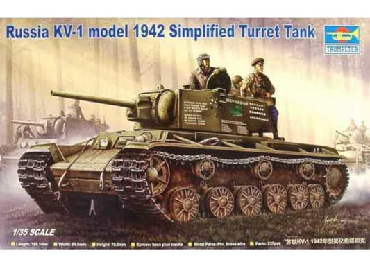 1/35 Trumpeter - KV-1 Soviet Tank 1942 Model