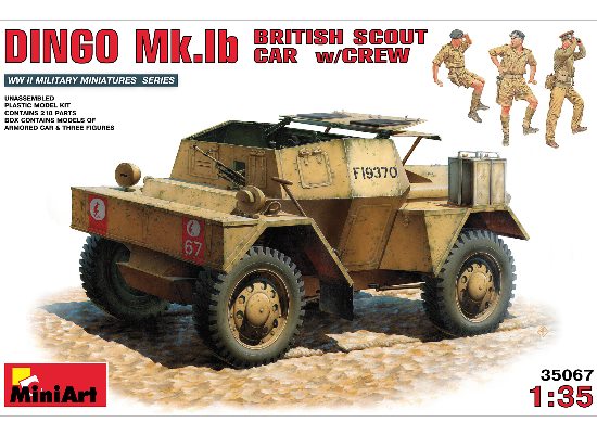 1/35 Miniart - Daimler Dingo Mk.1b British Armoured Car with Crew