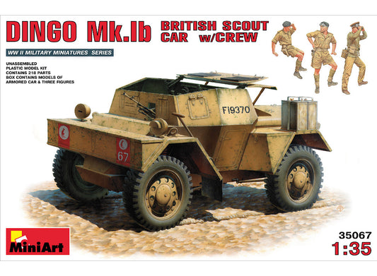 1/35 Miniart - Daimler Dingo Mk.1b British Armoured Car w/Crew