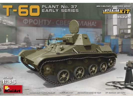 1/35 Miniart - T-60 Early Plant 37 w/ Interior