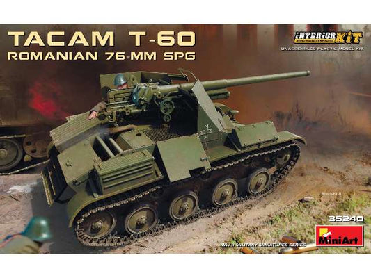 1/35 Miniart - Romanian 76-mm SPG Tacam T-60 - Interior Kit