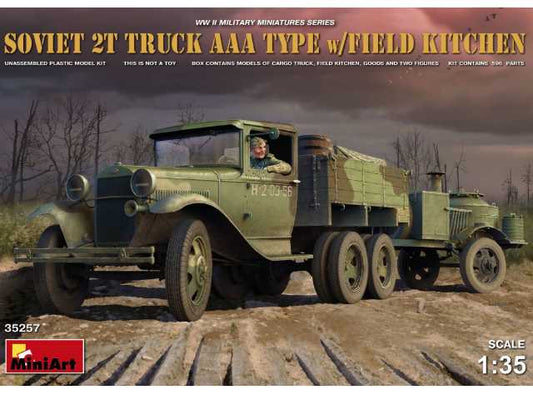 1/35 Miniart - Soviet 2t Truck AAA Type w/ Field Kitchen