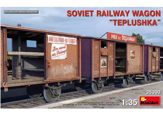 1/35 Miniart - Soviet Railway Wagon Teplushka