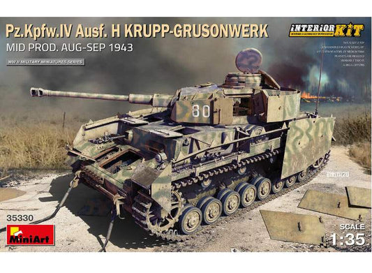 1/35 Miniart - Pz.Kpfw. IV Ausf. H Krupp-Grusonwerk Mid Prod. Aug-Sep 1943 (Interior Kit)
